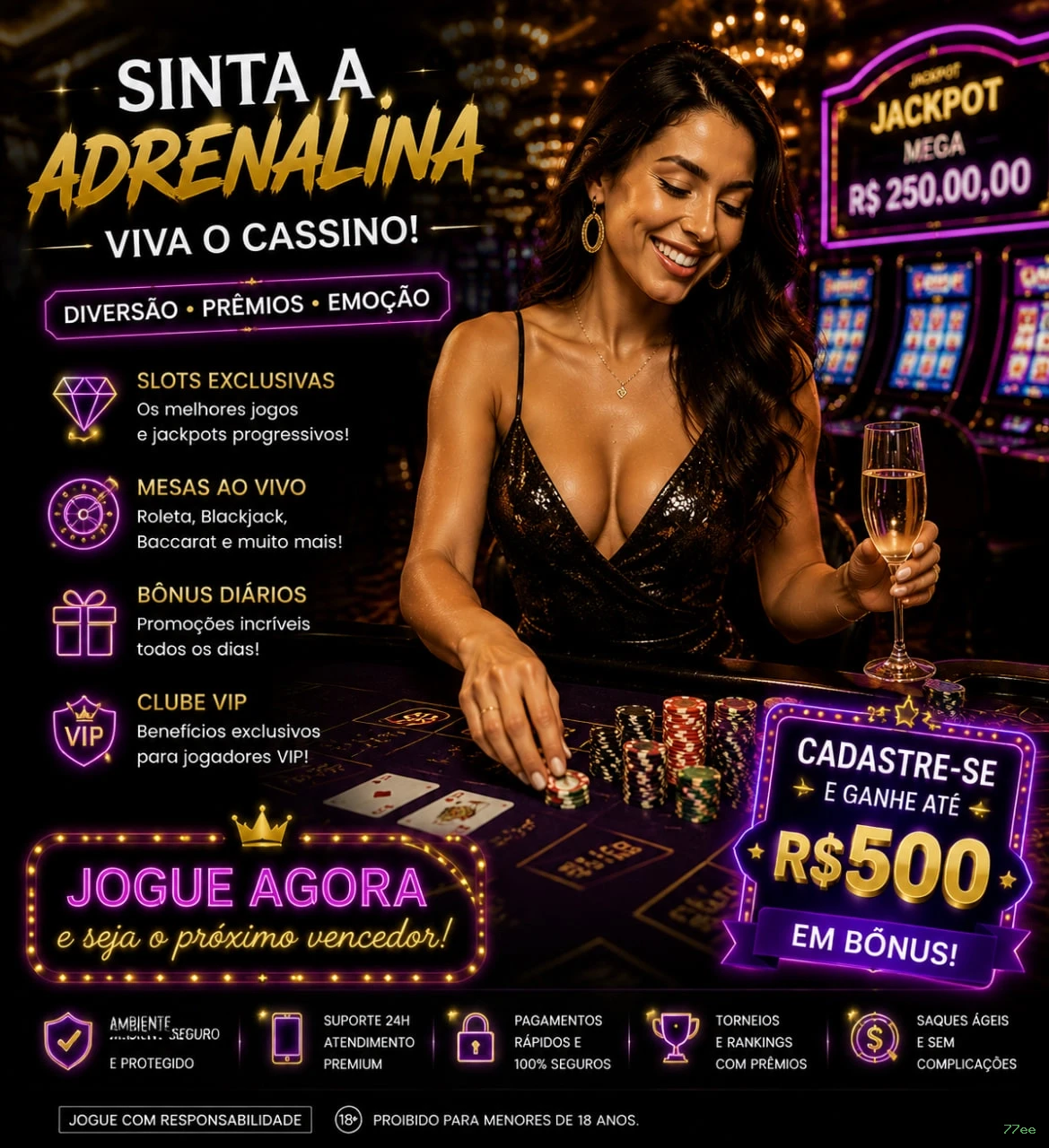 Cassino 77ee app mobile
